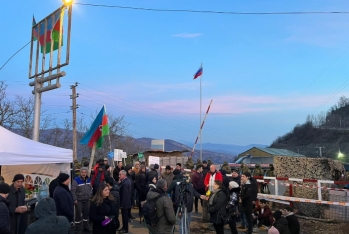 Azərbaycanlıların dinc etiraz aksiyası dördüncü gündür davam edir - FOTO