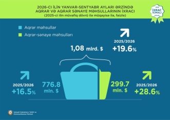 Azərbaycanın qeyri-neft sektoru üzrə ixracı 3,2 milyard dollar olub | FED.az