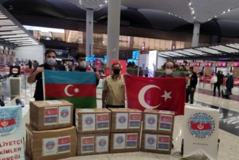 Türkiyədən qardaş dəstəyi... “Milliyetçi hekimler derneyi” tibbi yardım göndərdi