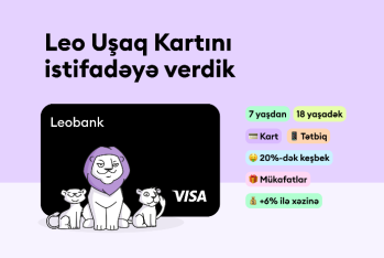 Leobank Uşaq kartını təqdim edir: Erkən yaşdan maliyyə savadlılığı