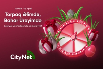 CityNet “Torpaq əlimdə, bahar ürəyimdə” xeyriyyə yarmarkasında - İŞTİRAK EDİR