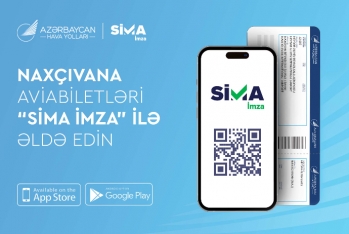 AZAL внедряет SİMA İmza для онлайн-покупки авиабилетов в Нахчыван