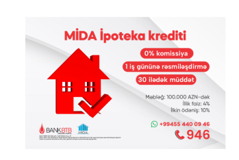 Güzəştli - MİDA İPOTEKA KREDİTİ
