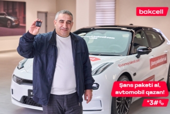 8-ci lüks avtomobil Bakcell lotereyasında uduldu!
