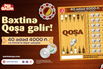 Yeni “Qoşa” lotereyası - SATIŞA ÇIXIB
