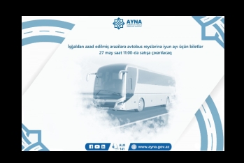 Qarabağa iyun ayı üçün avtobus biletləri satışa çıxarılır