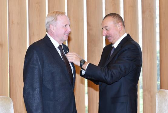 İlham Əliyev BP şirkətinin baş icraçı direktoru ilə görüşüb FOTO