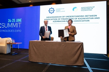 Azərbaycan Banklar Asssosiasiyası ilə Qazaxstan Maliyyəçilər Assosiasiyası arasında Memorandum imzalanıb | FED.az
