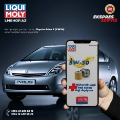 "Liqui Moly" yağlarından Toyota Prius XW20 avtomobil sahiblərinə - [red]XÜSUSİ ENDİRİM![/red] | FED.az