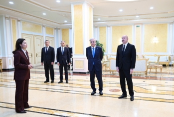 Astanada “Orta Dəhlizin inkişafı” birgə layihəsi təqdim edilib - FOTOLAR