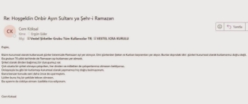 «Zorlu Holding»in CEO-su Ramazan mesajına görə həbs edildi – İSTEFAYA GÖNDƏRİLDİ | FED.az