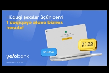 Yelo Bank ilə cəmi 1 dəqiqəyə, videozəngsiz əlavə biznes hesabı aç! | FED.az