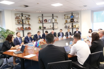 Министр Цифрового Развития и Транспорта Рашад Набиев провел встречу в Azercell