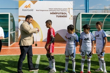 В Дашкесане сданы в эксплуатацию реконструированные ЗАО AzerGold площадки для мини-футбола, волейбола и баскетбола | FED.az