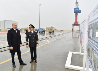 Prezident tankerin istismara verilməsi mərasimində iştirak edib - FOTO | FED.az