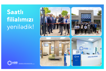 ABB-nin Saatlı filialı yenilənmiş binada - XİDMƏTƏ BAŞLADI!