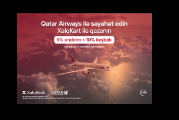 XalqKart-la Qatar Airways aviabiletləri alışında - 10% KEŞBEK QAZANIN