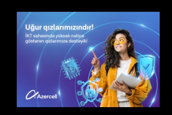 Azercell İT ixtisası üzrə ən yüksək nəticə göstərmiş tələbə qızları təbrik etdi