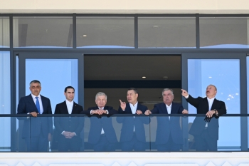 İssık-Kul gölünün sahilində “Baku Resort & Spa” mehmanxanasının açılışı olub - FOTOLAR | FED.az