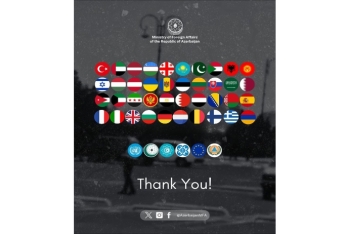 XİN İranın dron hücumundan sonra Azərbaycana dəstək verənlərə təşəkkür edib, siyahıda Ermənistan da var