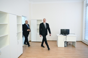 Prezident İlham Əliyev Ağdamın Kəngərli kəndinin açılışında  - FOTOLAR | FED.az