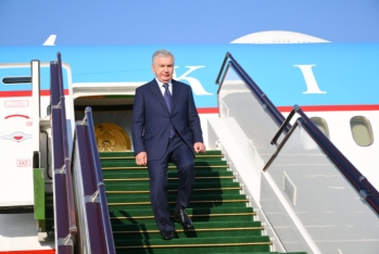 Özbəkistan Prezidenti  Azərbaycanda səfərdədir