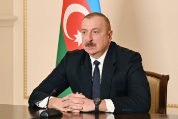 Prezident Gəncədə bazalt məhsullarının istehsalı müəssisəsinin təməlini qoyub