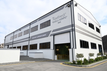 Prezident Ağdərədə “Qozlukörpü” Su Elektrik Stansiyasının açılışında - FOTOLAR | FED.az