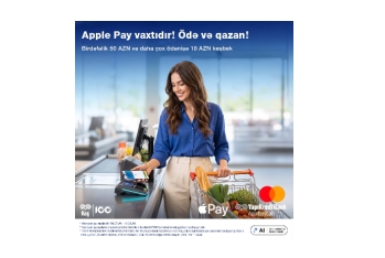 Apple Pay ilə 10 AZN keşbek qazanın!  - Yapı Kredi Bank Azərbaycandan xüsusi kampaniya
