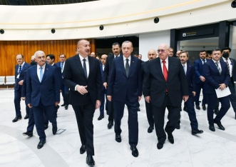 Azərbaycan və Türkiyə prezidentləri Zəngilan aeroportunun açılışında - İŞTİRAK EDİB - FOTOLAR[b][red] - YENİLƏNİB[/red][/b] | FED.az