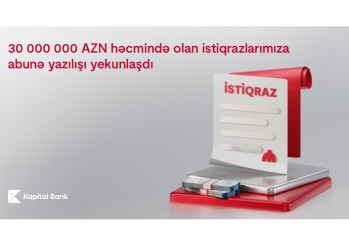 Kapital Bank-ın 30 000 000 AZN həcmində istiqrazlarının yerləşdirilməsi - BAŞA ÇATDI