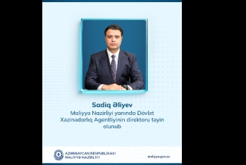 Sadiq Əliyev Dövlət Xəzinədarlıq Agentliyinin direktoru təyin olunub