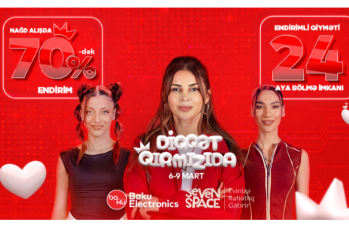 Bu qırmızı dayanmaq üçün deyil, cəmi 4 günlük fürsəti tutmaq üçündür, yəni Baku Electronics-də “Diqqət Qırmızıdadır”!