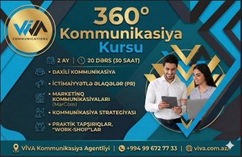 PR və MarCom üzrə yeni kurs –[red] “360 dərəcə Kommunikasiya” başlayır[/red] | FED.az