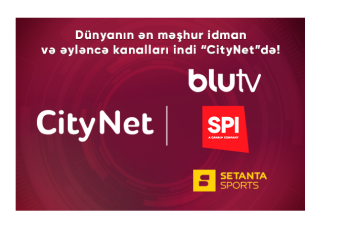 Dünyanın ən məşhur idman və əyləncə kanalları indi - “CityNet”də!