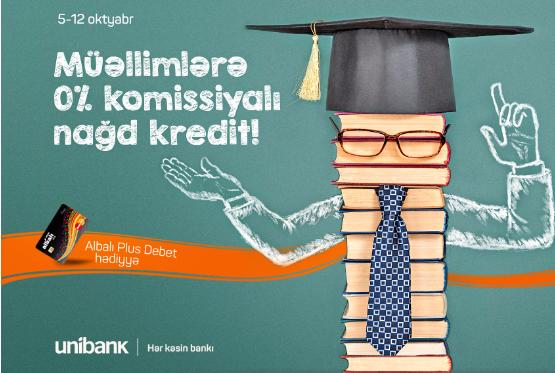 Unibankdan müəllimlərə bayram hədiyyəsi