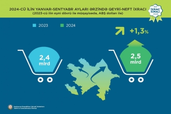 Azərbaycanın qeyri-neft ixracı bu il 1,3% artıb | FED.az