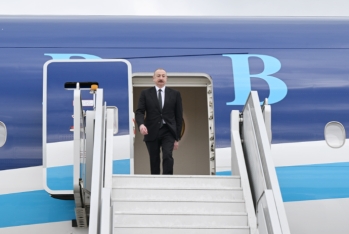 Prezident İlham Əliyev Macarıstana işgüzar səfərə gəlib