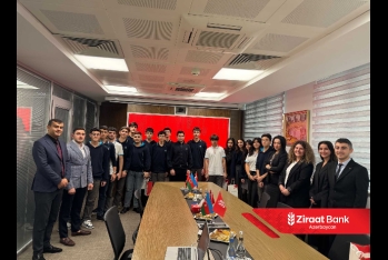 Ziraat Bank Azərbaycan məktəblilər üçün maliyyə savadlılığı təlimi - TƏŞKİL ETDİ