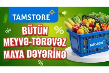 Tamstore meyvə və tərəvəzi - MAYA DƏYƏRİNƏ SATACAQ