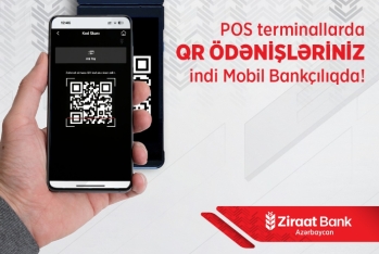 Ziraat Bank Azərbaycan mobil tətbiqində QR-kod ilə ödəniş imkanını - İSTİFADƏYƏ VERDİ