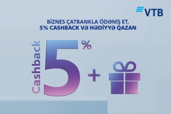 "VTB (Azərbaycan)"Direct Business Çat-bank istifadəçiləri üçün aksiyaya - Start Verdi