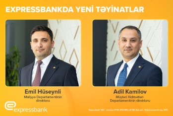 Expressbankda 2 yeni təyinat olub - ADLAR