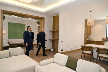 Prezident İlham Əliyev “Laçın” İstirahət Kompleksinin açılışında - FOTOLAR | FED.az