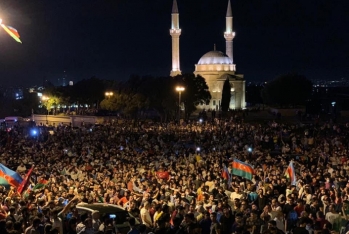 Bakıda Azərbaycan Ordusuna - DƏSTƏK YÜRÜŞÜ KEÇİRİLİB