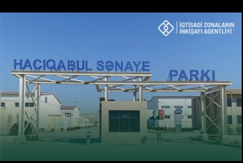 Hacıqabul Sənaye Parkında yeni şirkət