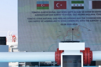 Türkiyə-Suriya qaz kəmərinin açılış mərasimi keçirilir - Azərbaycan qazının Suriyaya ixracına başlanılır