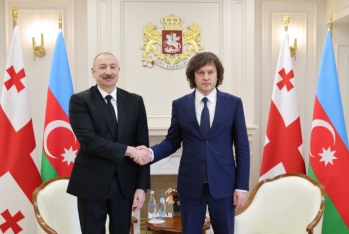 Azərbaycan Prezidenti və Gürcüstanın Baş naziri mətbuata bəyanatlarla çıxış edib