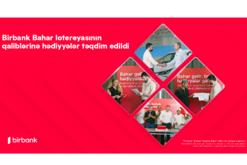Birbank Bahar lotereyasının qaliblərinə hədiyyələr - TƏQDİM OLUNDU