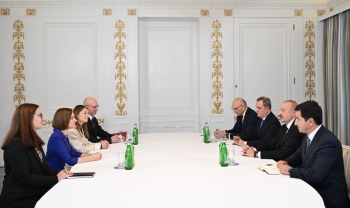 İlham Əliyev Kopenhagendə Moldova Prezidenti ilə görüşüb | FED.az